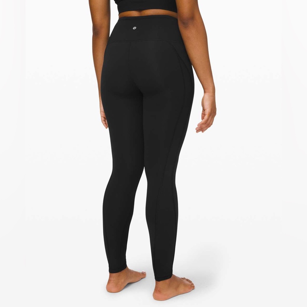 Lululemon Wunder Under High-Rise Tight *Ribbed 28" Black